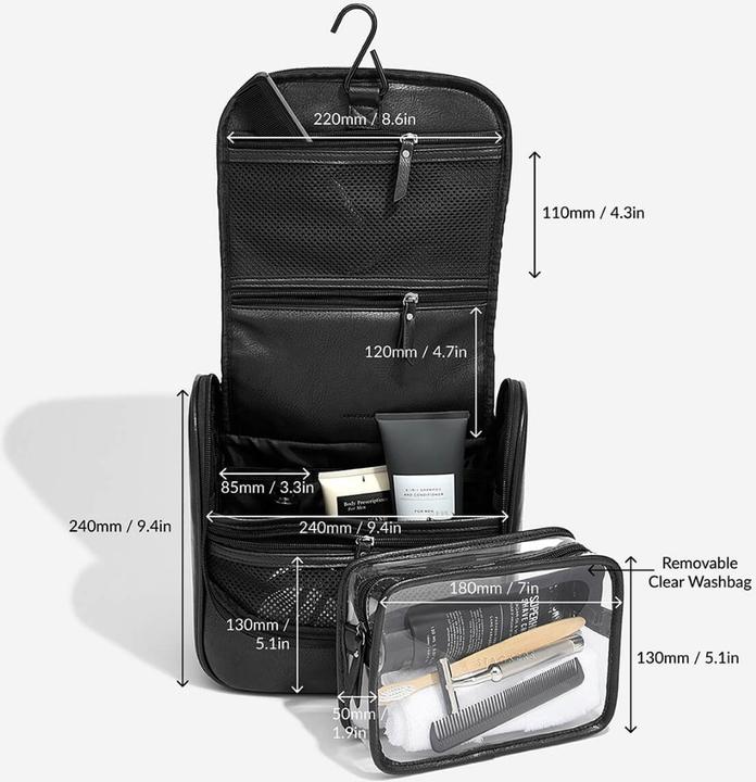 Actual product image Stackers Washbag