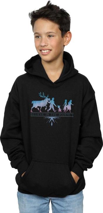 Immagine prodotto Disney Frozen 2 Believe In The Journey Silhouette Felpa con Cappuccio Ragazzi (128)