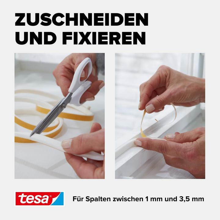 Actual product image tesa tesamoll CLASSIC E-profile window seal, rubber seal for insulation