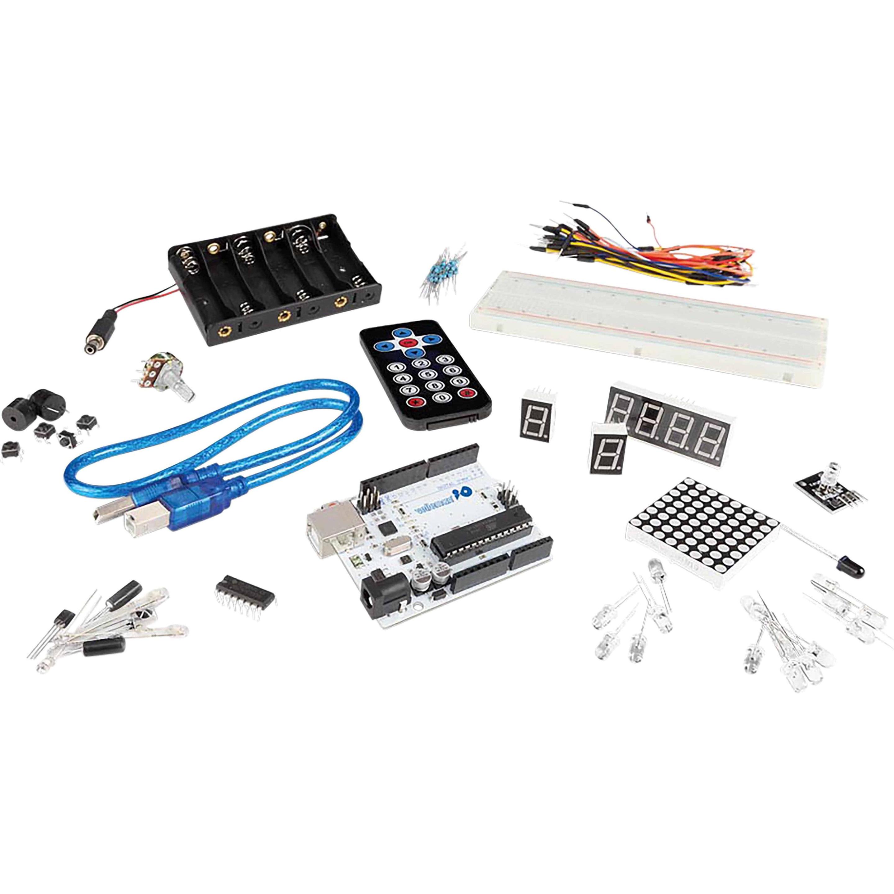 Whadda Accessori Box DIY Starter Kit per Arduino, Scheda + Kit di sviluppo
