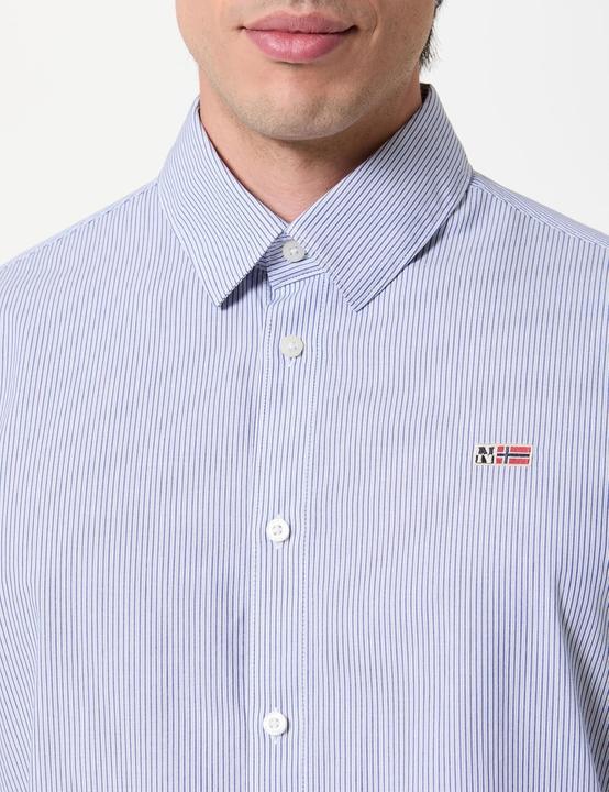 Immagine prodotto Napapijri Camicia a Maniche Lunghe a Righe (XXL)