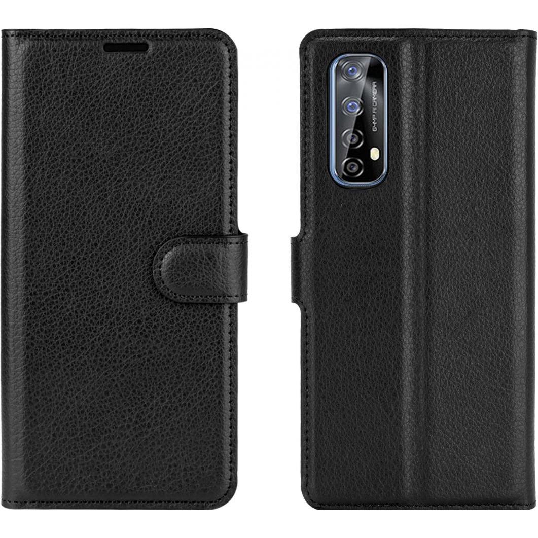 Thumbnail - Screenguard Realme 7 Leather Guard Lederhülle (Realme 7), Smartphone Hülle, Schwarz