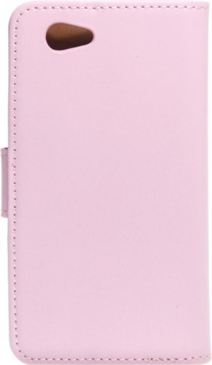 Actual product image OEM Slim Leather Book Case Sony Xperia Z1 Compact - pink 4250710549214 (Sony Xperia Z1 Compact)