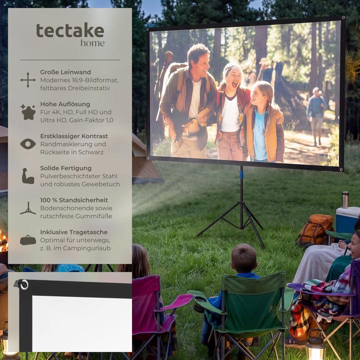 Produktbild tectake Cinema (80", 16:9)