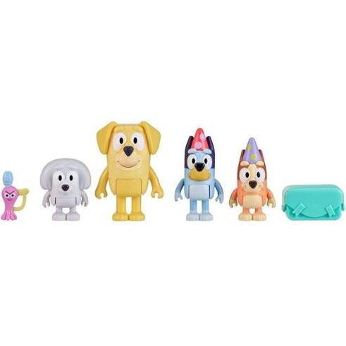 Thumbnail - Liniex Bluey Figure - 4 pack - Pass the Prc