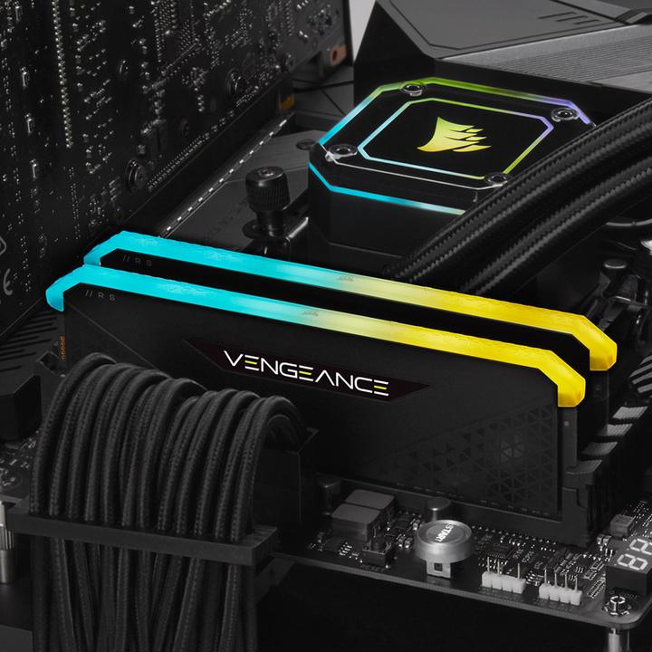 Productafbeelding Corsair Vengeance RGB RS (2 x 32GB, 3600 MHz, DDR4 RAM, DIMM 288 pin)