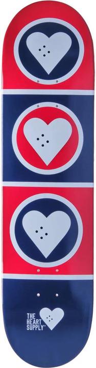 Produktbild Heart Supply Deck Only Squad Skateboard Red 8" 2021 (8")
