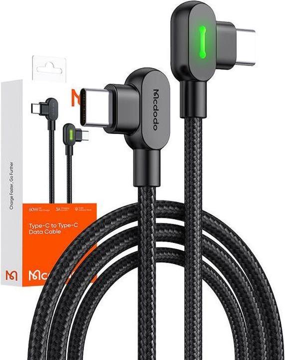 Immagine prodotto Mcdodo Cavo da USB-C a USB-C 60W, 2 m (nero) (2 m, 60 W)