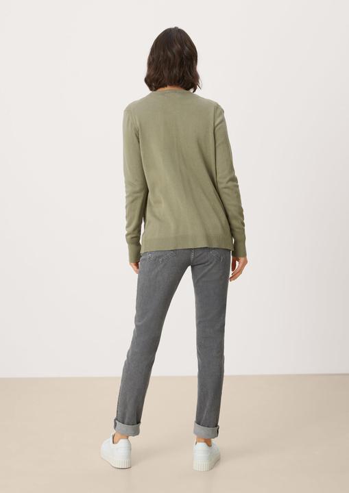 Actual product image S.Oliver Strickjacke Strickjacke aus Viskosemix (32)