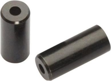 Jagwire BOT115-4H Tappi di chiusura aperti, spostamento 4mm, ottone, nero (50pz)