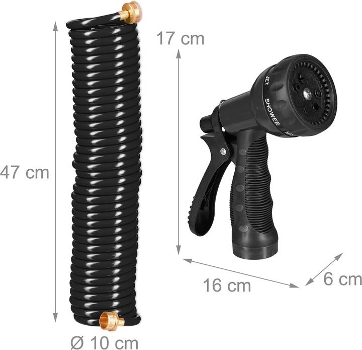 Produktbild Relaxdays Spiralschlauch (10 m, 11 mm)