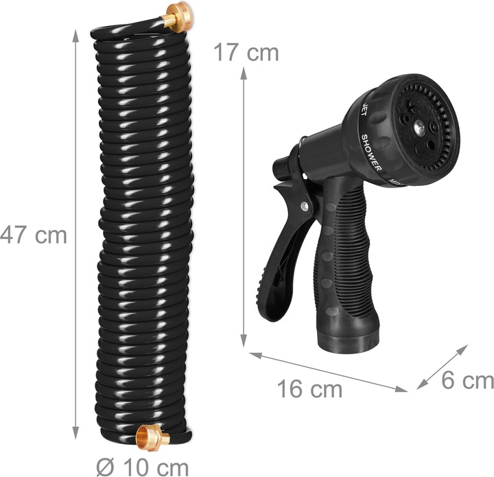 Produktbild Relaxdays Spiralschlauch (10 m, 11 mm)