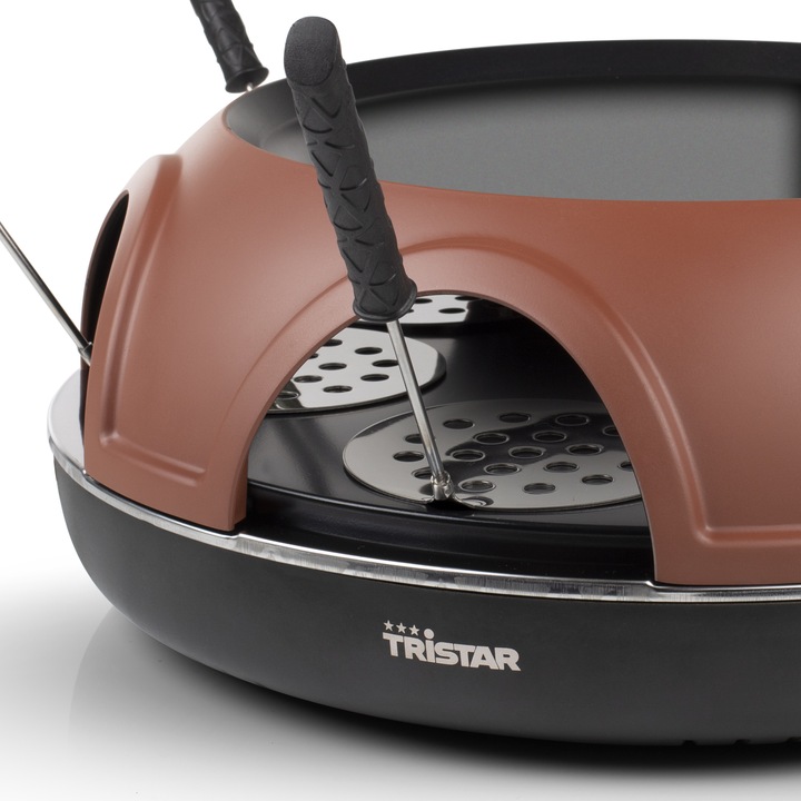 Actual product image Tristar 3-in-1 Pizza Festa as a raclette, grill plate and for making pizza