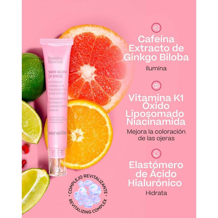 Immagine prodotto Sensilis Trattamento occhi Skin Glow K 15ml (Crema per la cura degli occhi, 15 ml, Giorno)