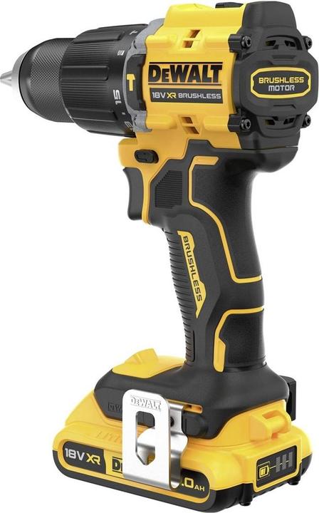 Actual product image DeWalt 18V Akku-Schlagbohrschrauber (bürstenlos), inkl. 2 x Akkus (18 Volt 2 Ah)