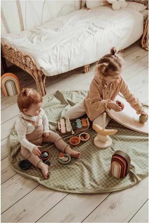 Produktbild play&go Organic Grid Storage Bag (140 x 140 cm)