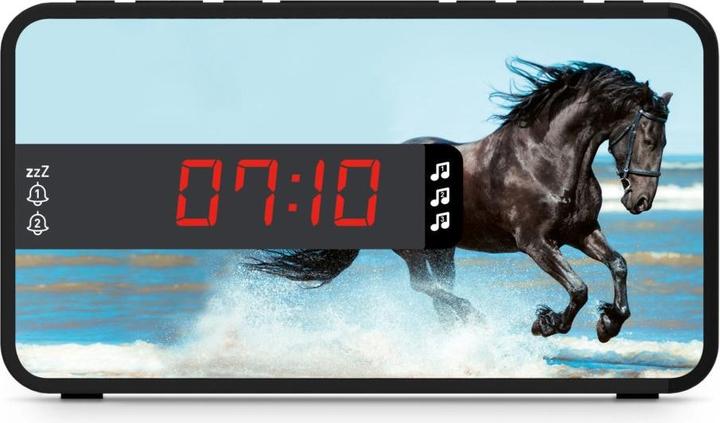Productafbeelding Bigben Dubbele wekker R16 - Paarden