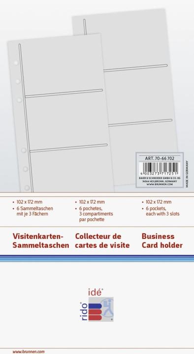 Nährwerte und Zutaten Iderido TIMING 2 - Zubehör (A6, 6x)