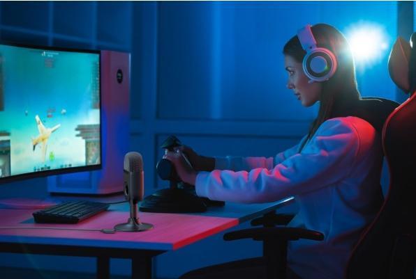 Image du produit SmallRig 3491 Simorr Wave U1 Microphone à condensateur USB (Noir)