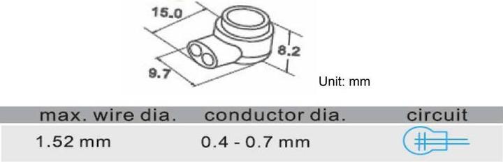 Produktbild Tru Components Einzeladerverbinder-Set