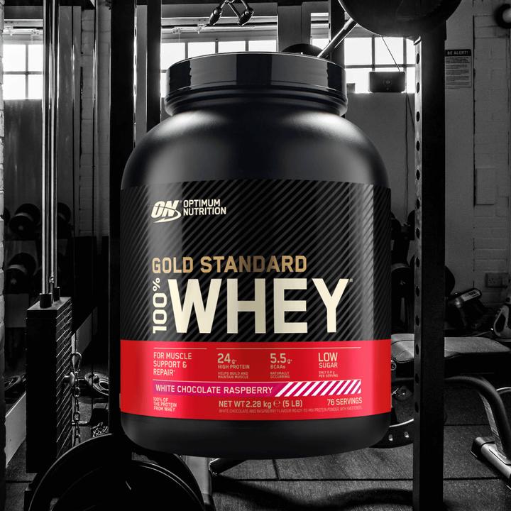 Actual product image Optimum Nutrition Gold Standard (White Chocolate Raspberry, 1 x, 2280 g)