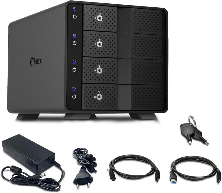 Productafbeelding Fantec MB-X4U31 4x 3,5 behuizing (3.5")