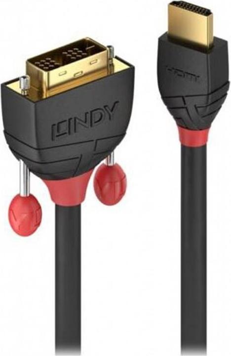 Image du produit Lindy HDMI (Typ A) — DVI (1 m, HDMI, DVI, 1.4)