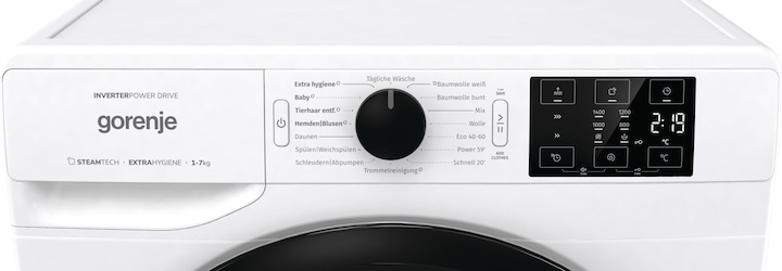 Actual product image Gorenje WNEI 74 APS Washing machine front loader A (7 kg, Left)