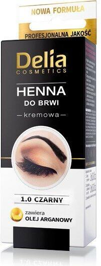 Actual product image Delia Cosmetics Delia - Henna for eyebrows cream 1.0ack 15ml (1.0 Black)