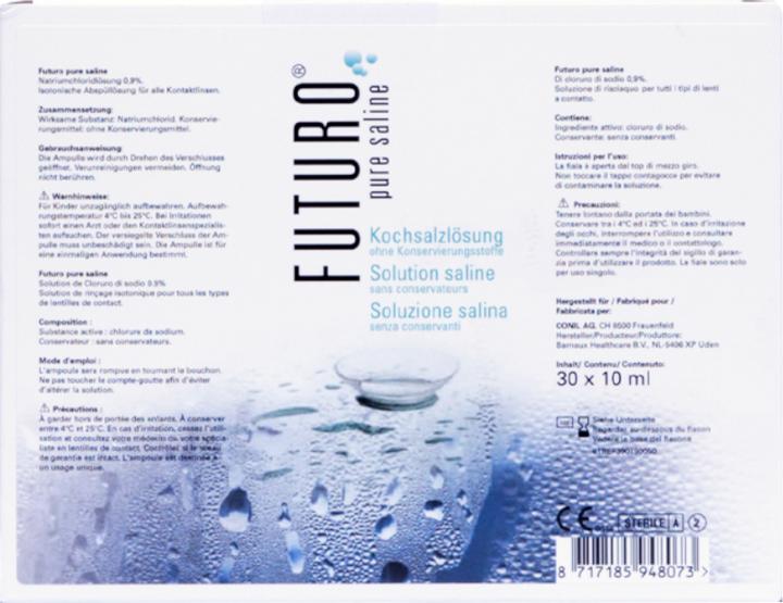 Actual product image Futuro BRW Plus Saline (All in One solution, 10 ml)