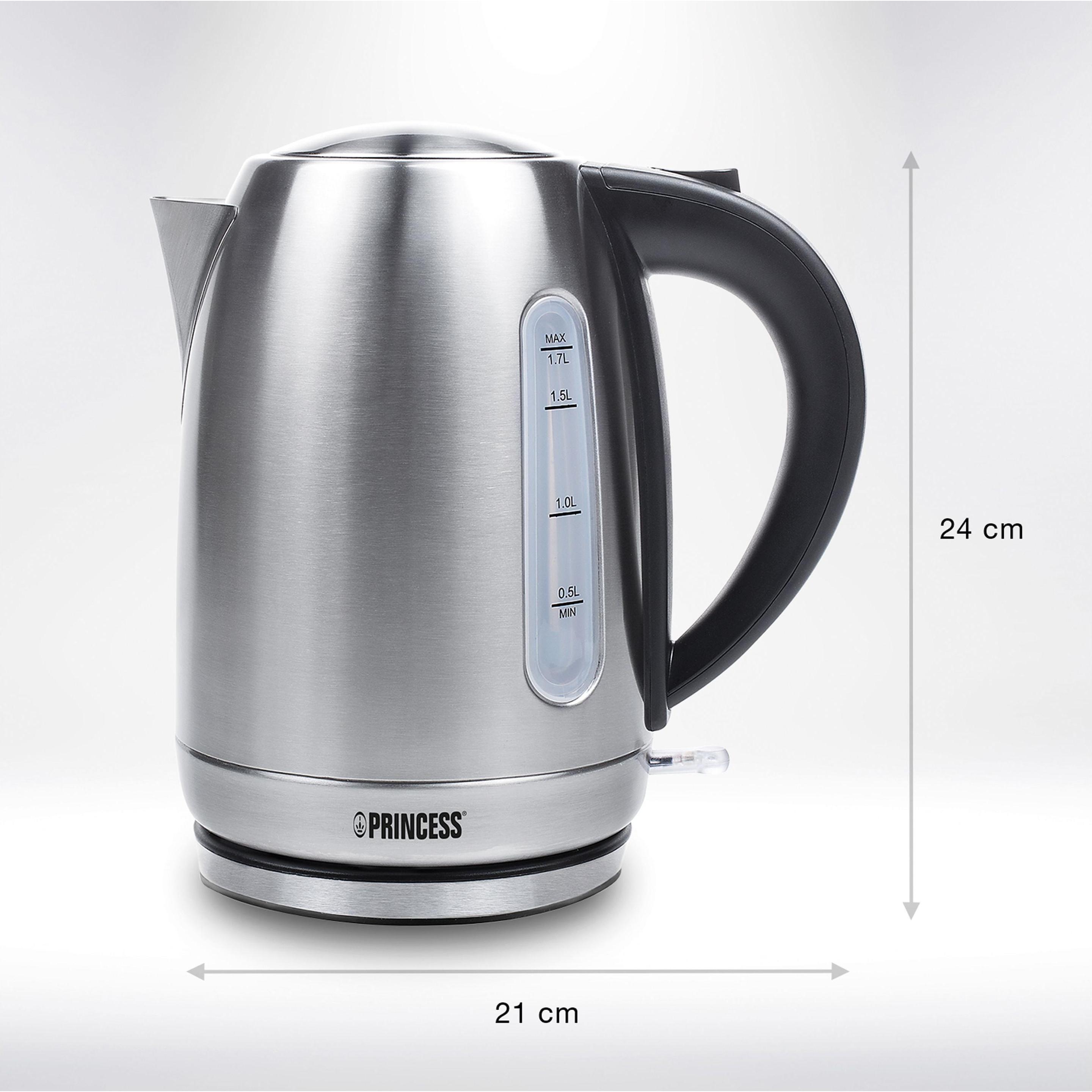 Princess 236018 Ketel, Waterkoker, Zilver