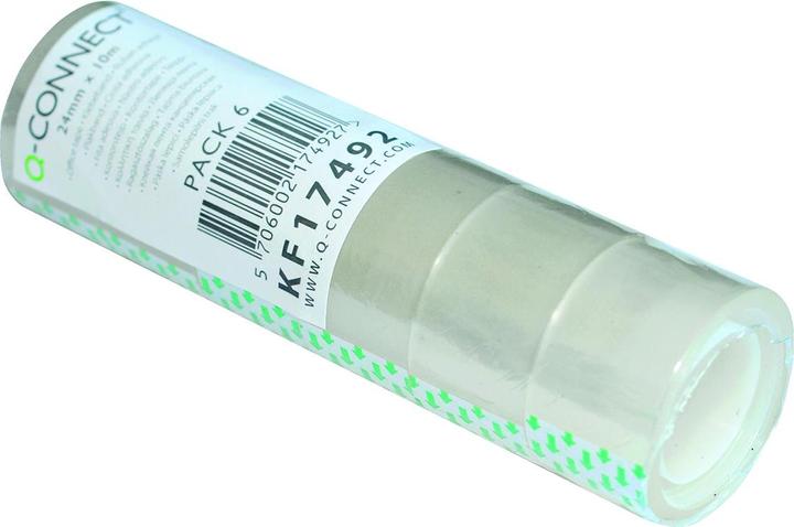 Image du produit Q-Connect Ruban de bureau, 24mm, 10m, 6 pcs. (24 mm)