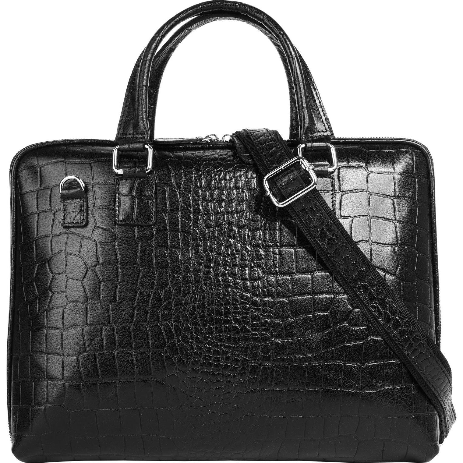 Cluty, Handtasche, Aktentasche, Schwarz