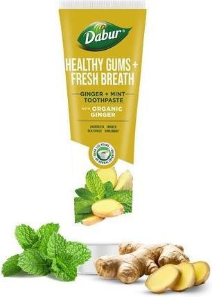 Actual product image Dabur Organic Ginger & Mint Toothpaste 100ml (100 ml)