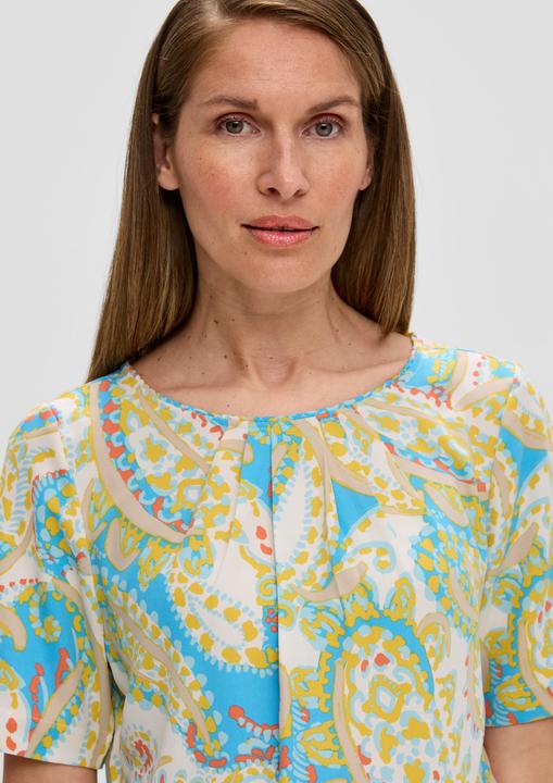 Immagine prodotto s.Oliver Bluse Bluse mit Rundhalsausschnitt (48)