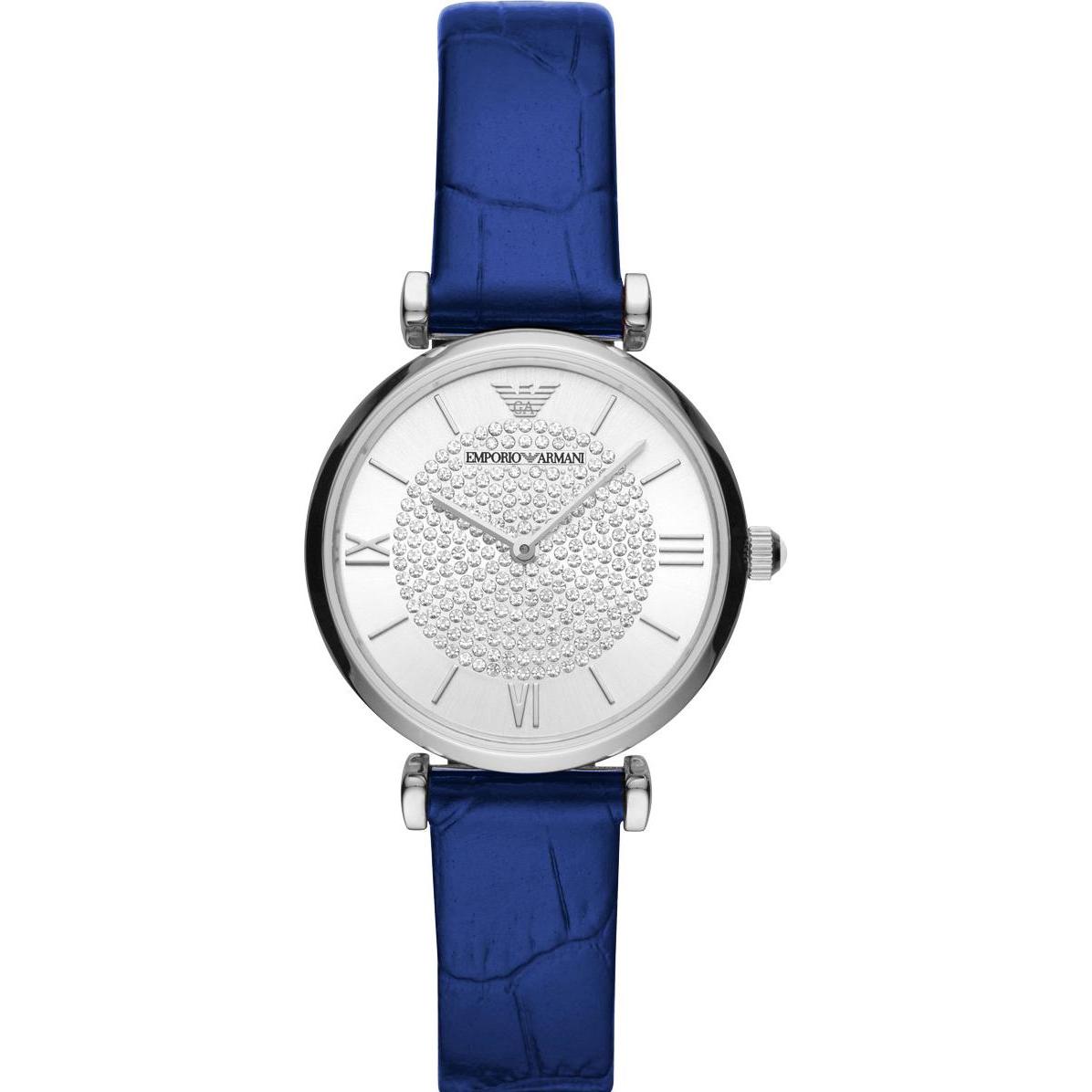 Emporio Armani, Armbanduhr, Gianni T-Bar, Silber, (Analoguhr, 32 mm)