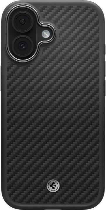 Produktbild Spigen - Enzo Aramid "T" MagSafe - iPhone 17 - Black / Silver (Apple iPhone 17)