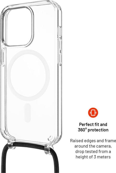 Produktbild Fixed MagPure Neck für Apple iPhone 16 Plus, schwarz (Apple iPhone 16 Plus)