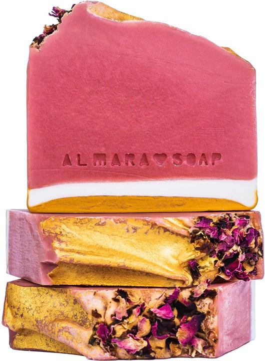 Produktbild Almara Soap Rosa Grapefruit Handgemachte Seife (Hartseife, 100 g)