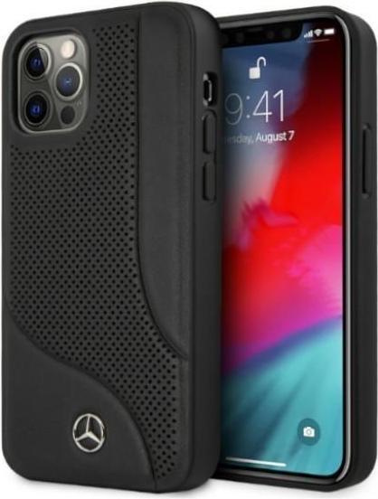 Immagine prodotto Mercedes MEHCP12LCDOBK Custodia rigida iPhone 12 Pro Max 6,7" in pelle Area traforata (Apple iPhone 12 Pro Max)