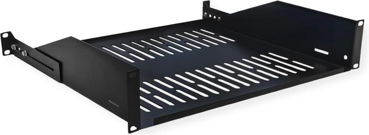 Value 19"-Fachboden 2HE, T: 400 mm, < 25 kg, U-Form