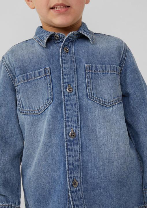 Produktbild S.Oliver Hemd Denim-Hemd im Used-Look (104, 110)
