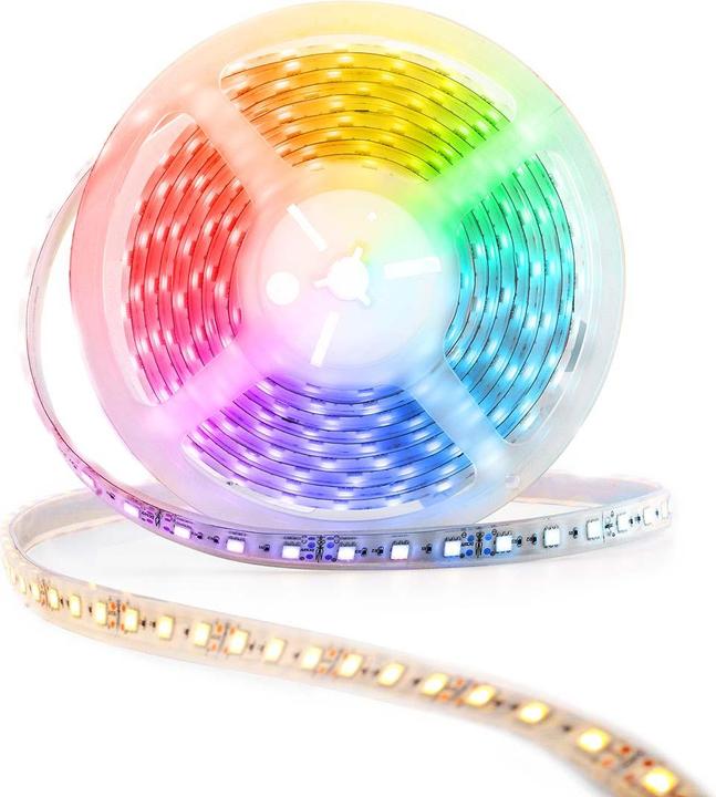 Actual product image Nedis SmartLife LED-Streifen | Wi-Fi | Kaltweiss / RGB / Warmweiss | SMD | 5.00 m | IP21 | 2700 - 65 (Cold White, Multicoloured, RGB, Warm white, 500 cm, Indoor)