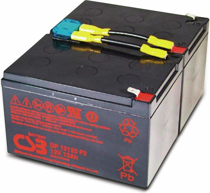 Produktbild Eneroid Blei-Akkumulator, 24 V-, 12 Ah geeignet für APC RBC6 (24 V, 12 Ah)