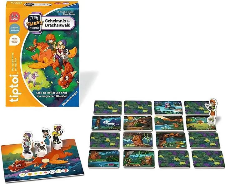 Actual product image Ravensburger Team Smart investigates - Mystery in the dragon forest (German, 5 - 8 years)