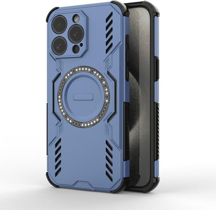 Produktbild Techsuit - ArmorMag Case - iPhone 15 Pro - Blue (Apple iPhone 15 Pro)