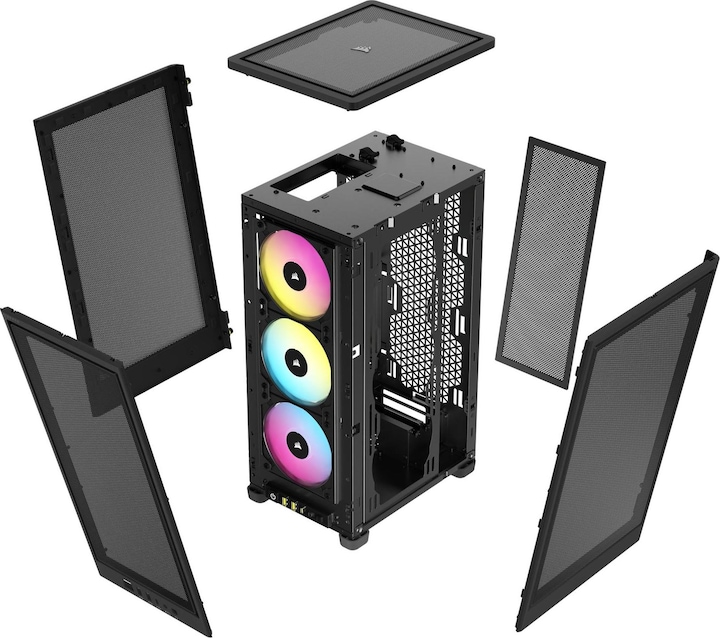 Actual product image Corsair iCUE 2000D RGB AIRFLOW Black (Mini-ITX)