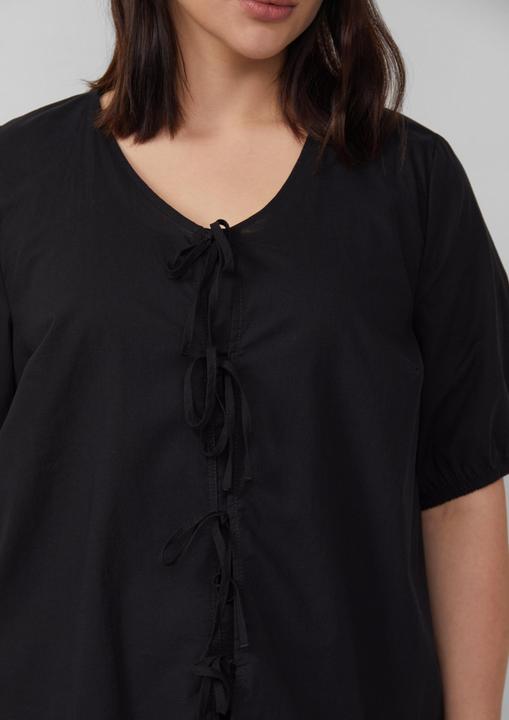 Immagine prodotto s.Oliver Bluse Baumwollbluse mit V-Ausschnitt und Puffärmeln (52)