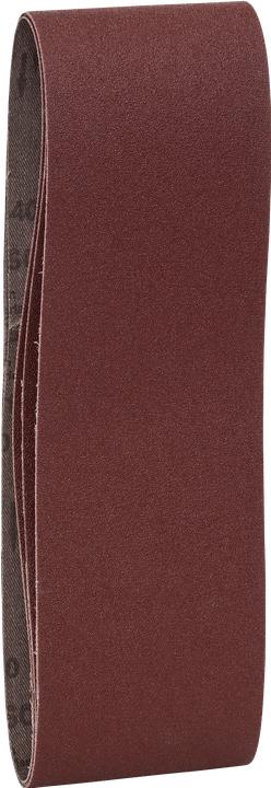 Actual product image Bosch Zubehör 3-piece sanding belt set for belt sander, red quality K = 100 (100)