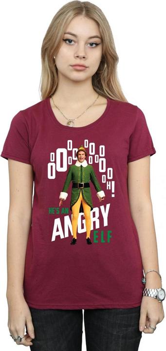 Actual product image Elf Womens/Ladies Angry Cotton T-Shirt (XXL)
